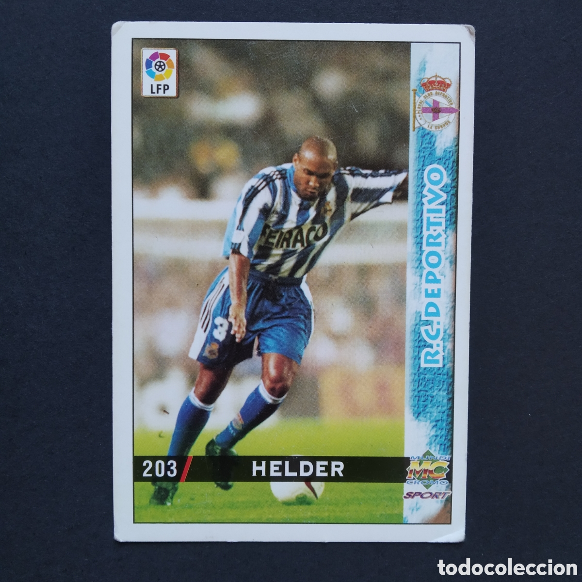 Cromos de F&uacute;tbol: CROMO - N&ordm; 0203 - HELDER - R.C. DEPORTIVO - LAS FICHAS DE LA LIGA 98-99 (1998 / 1999) - MUNDICROMO