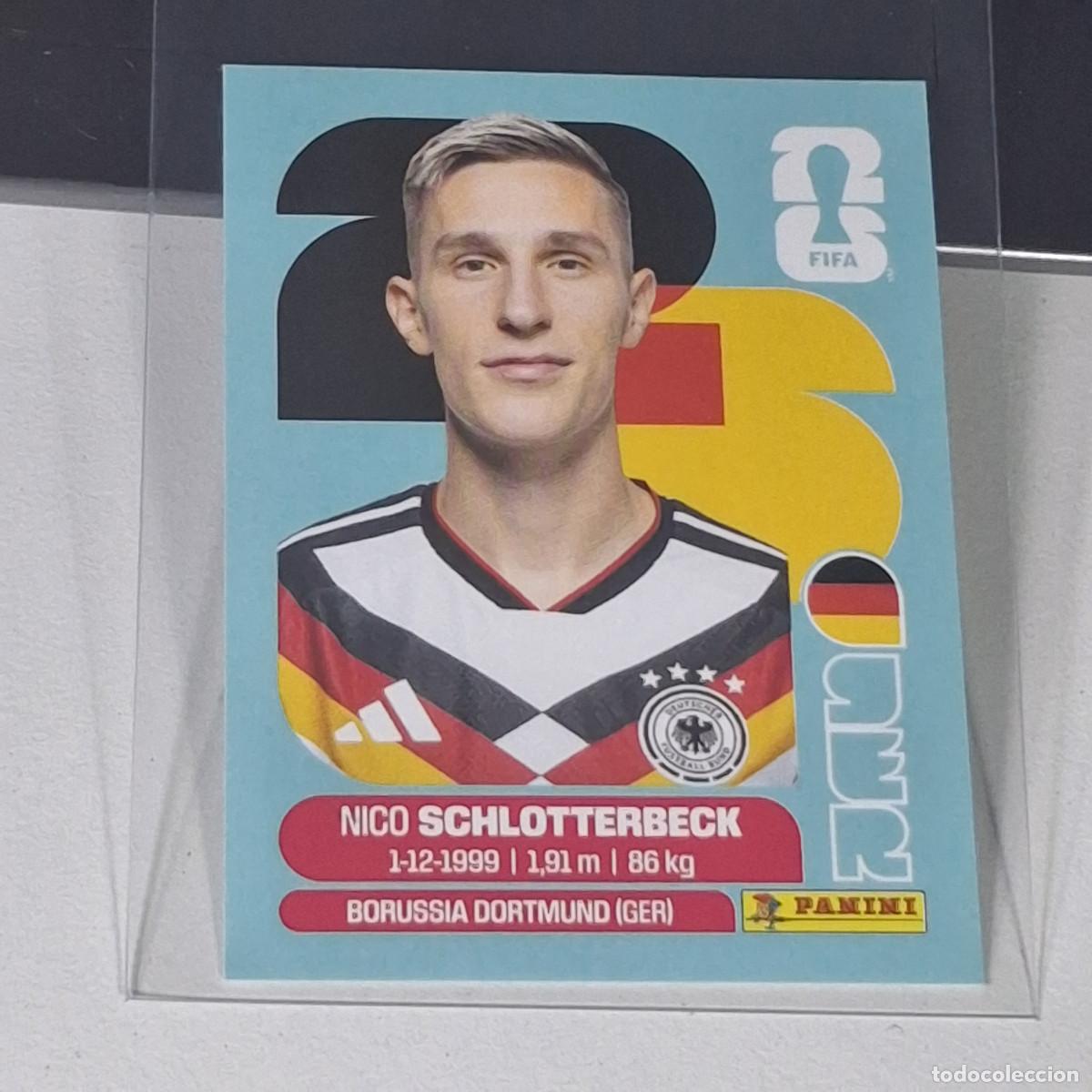 Cromos de F&uacute;tbol: B24 GER5 NICO SCHLOTTERBECK 5 ALEMANIA GERMANY GER MUNDIAL FIFA WORLD CUP 2026 STICKER PANINI