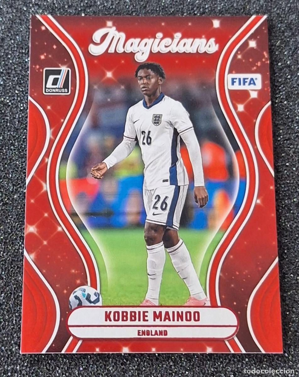 Cromos de F&uacute;tbol: Kobbie Mainoo Inglaterra Panini Donruss Soccer Magicians Red #23