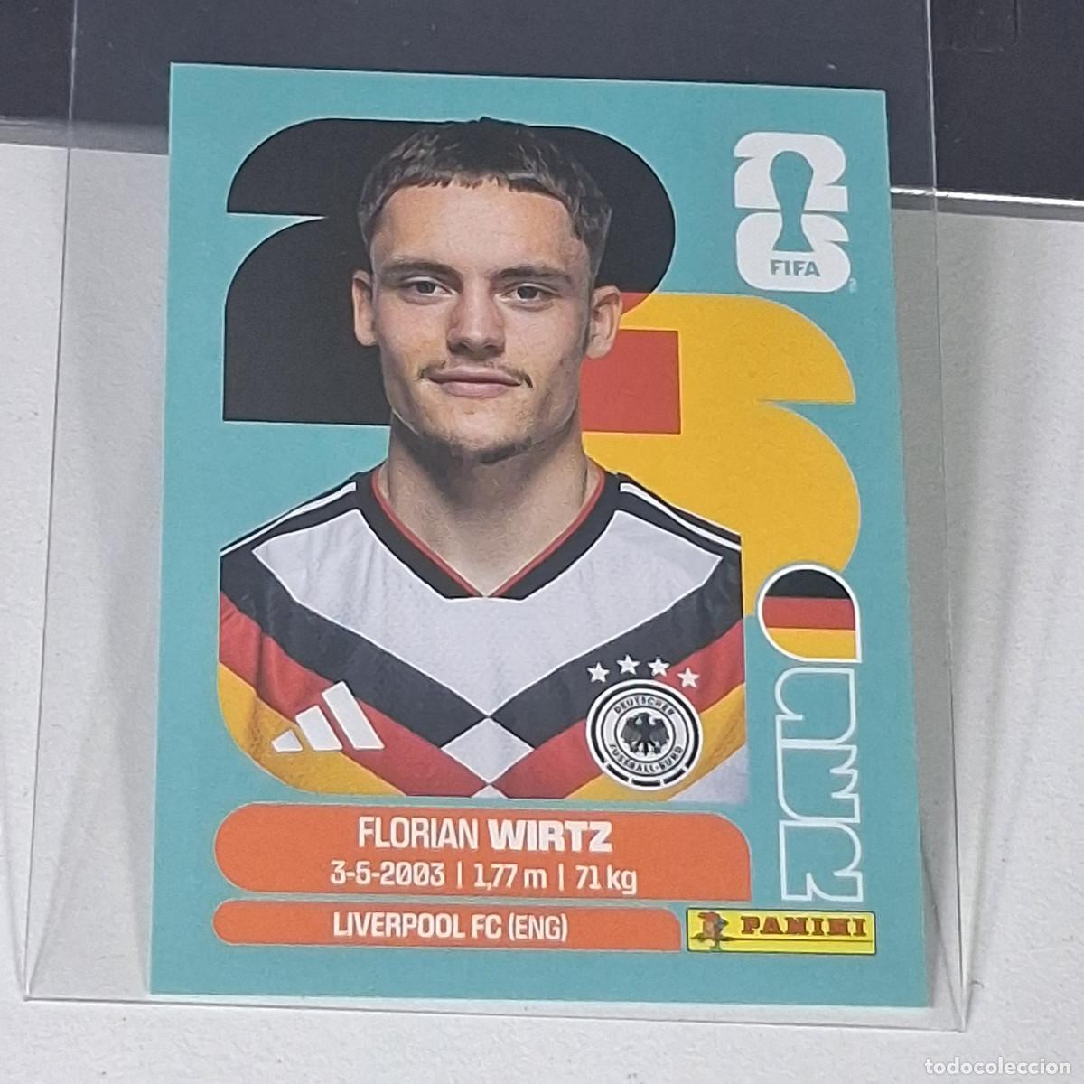 Cromos de F&uacute;tbol: B24 GER11 FLORIAN WIRTZ 11 ALEMANIA GERMANY GER MUNDIAL FIFA WORLD CUP 2026 STICKER PANINI