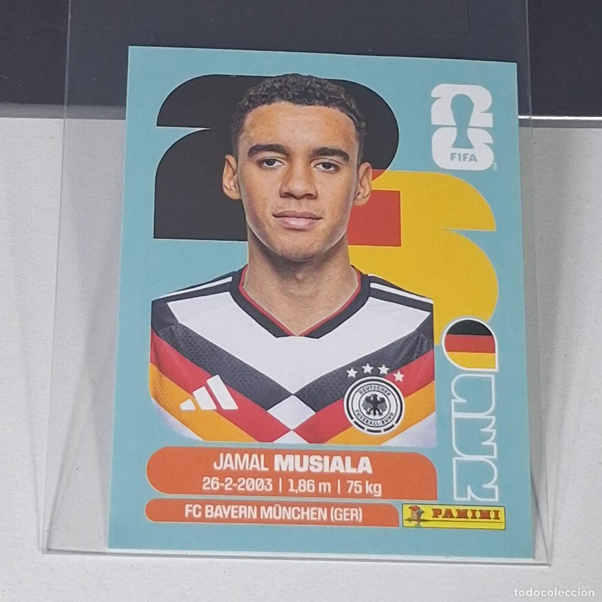 Cromos de F&uacute;tbol: B24 GER 15 GER15 JAMAL MUSIALA ALEMANIA GERMANY GER MUNDIAL FIFA WORLD CUP 2026 STICKER PANINI