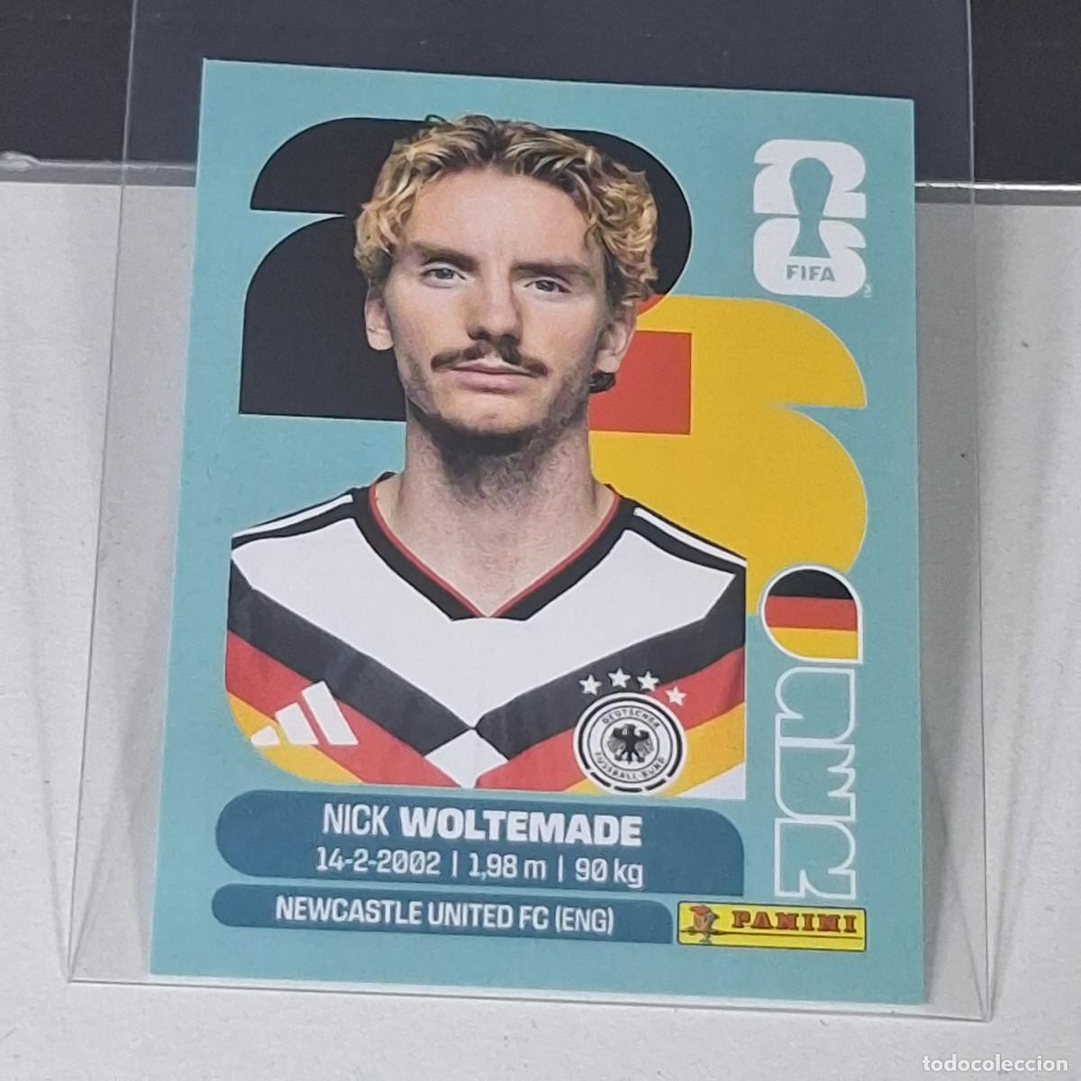 Cromos de F&uacute;tbol: B24 GER20 NICK WOLTEMADE 20 ALEMANIA GERMANY GER MUNDIAL FIFA WORLD CUP 2026 STICKER PANINI