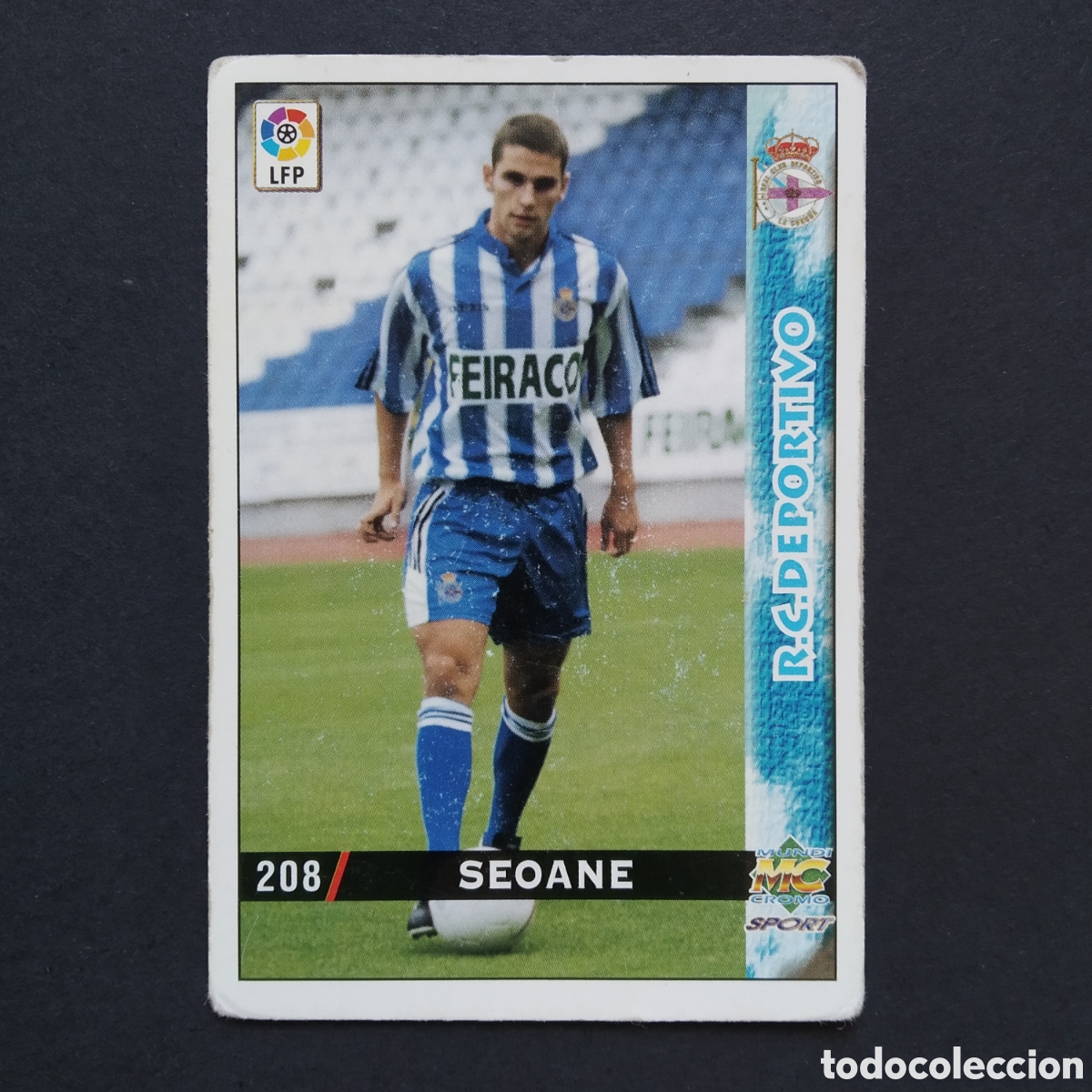 Cromos de F&uacute;tbol: CROMO - N&ordm; 0208 - SEOANE - R.C. DEPORTIVO - LAS FICHAS DE LA LIGA 98-99 (1998 / 1999) - MUNDICROMO