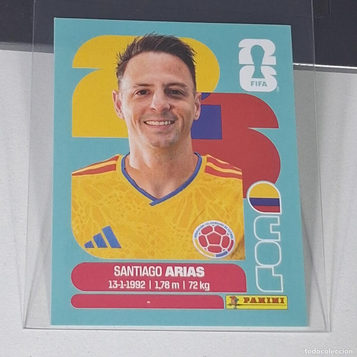 Cromos de F&uacute;tbol: B24 COL9 SANTIAGO ARIAS 9 COLOMBIA COL MUNDIAL FIFA WORLD CUP 2026 STICKER PANINI