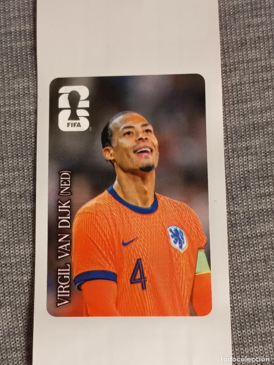 Cromos de F&uacute;tbol: VIRGIL VAN DIJK STICKER PROMOCION COCA COLA MUNDIAL 2026 PANINI FIFA WORLD CUP NUEVO