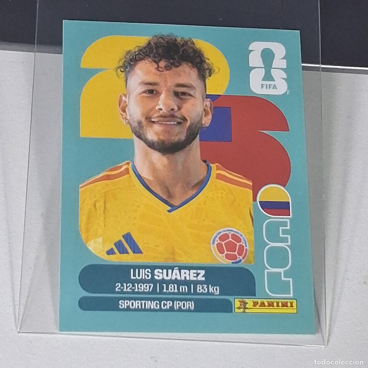Football Stickers: B24 COL19 LUIS SU&Aacute;REZ 19 COLOMBIA COL MUNDIAL FIFA WORLD CUP 2026 STICKER PANINI