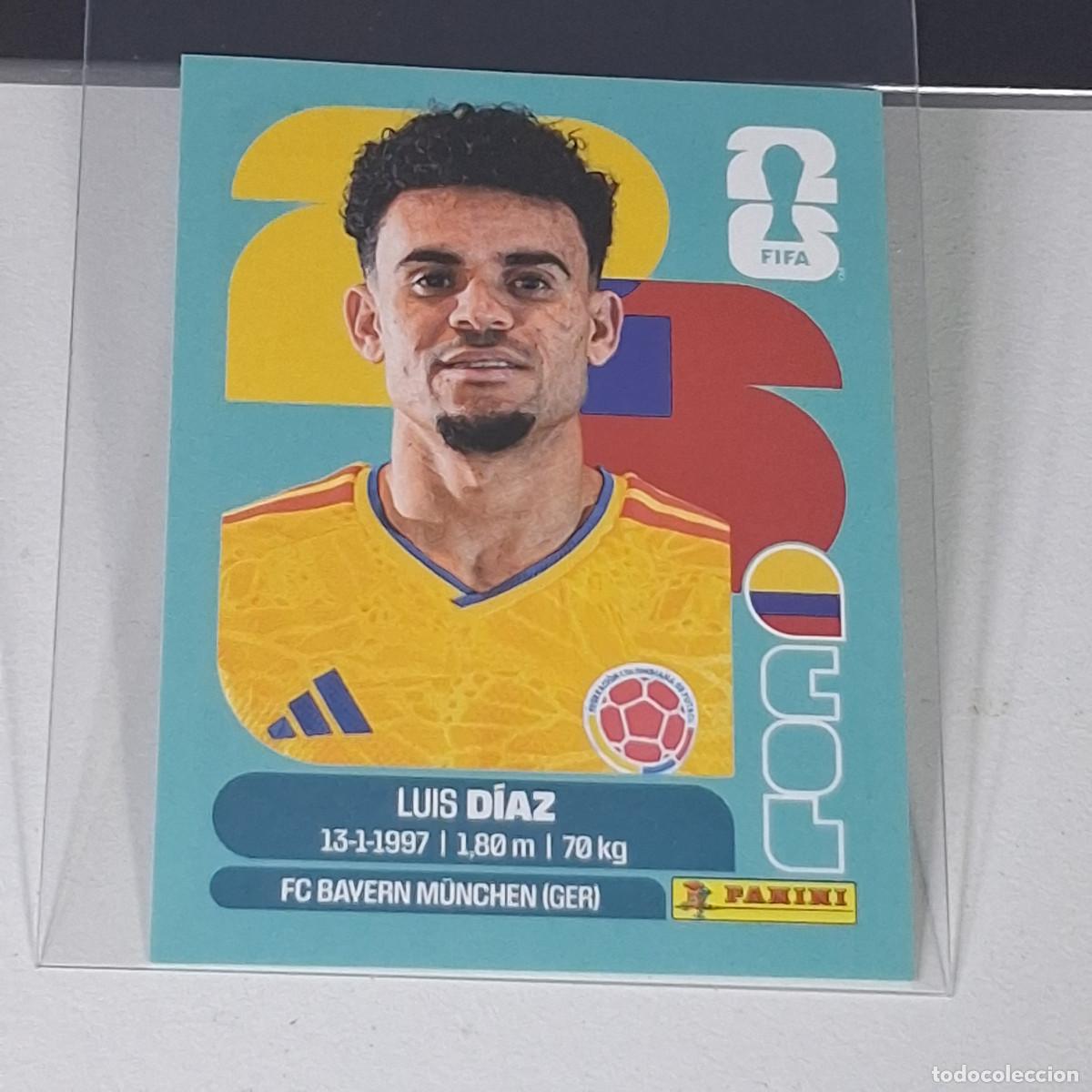 Football Stickers: B24 COL 20 COL20 LUIS DIAZ COLOMBIA COL MUNDIAL FIFA WORLD CUP 2026 STICKER PANINI