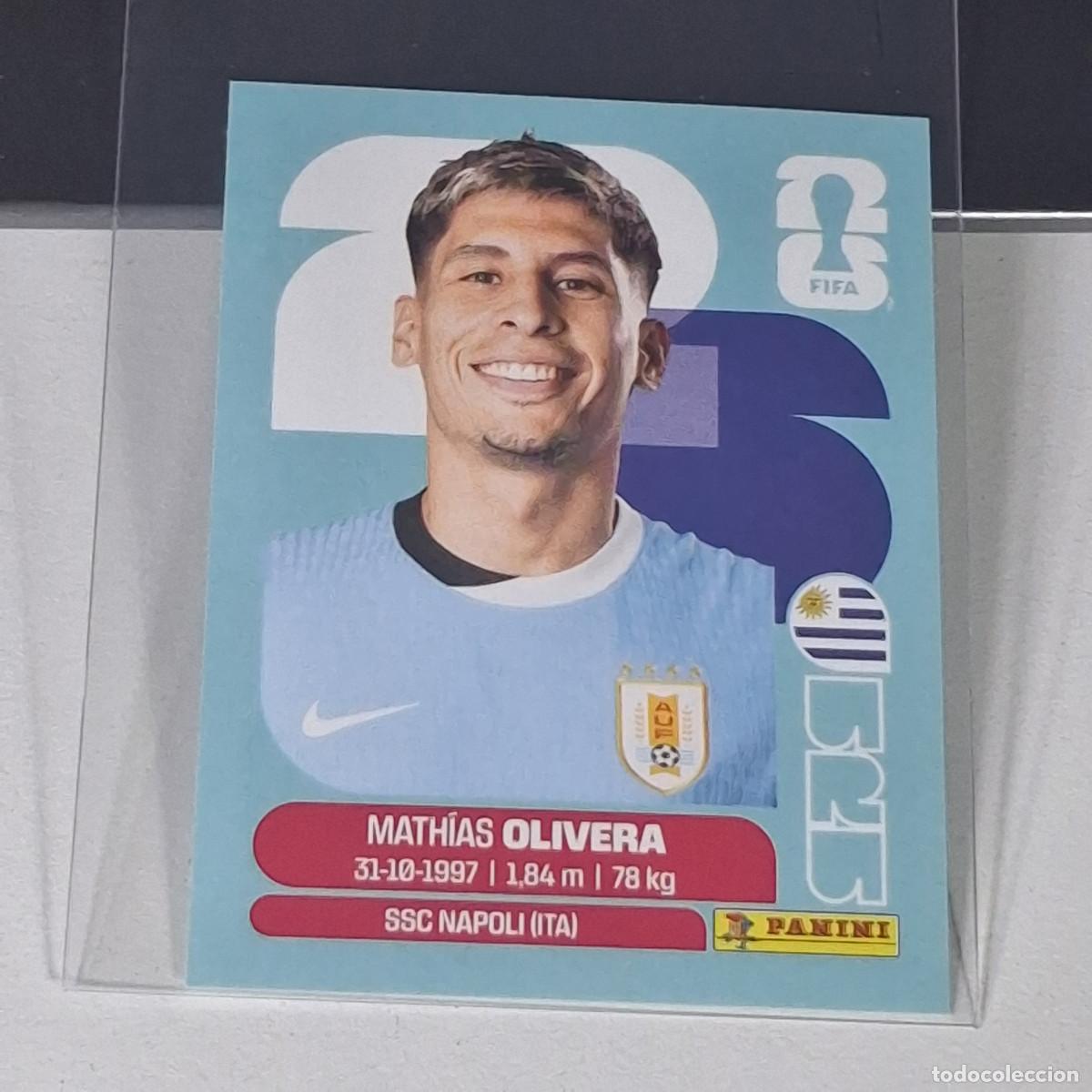 Football Stickers: B24 URU7 MATHIAS OLIVERA 7 URUGUAY URU MUNDIAL FIFA WORLD CUP 2026 STICKER PANINI