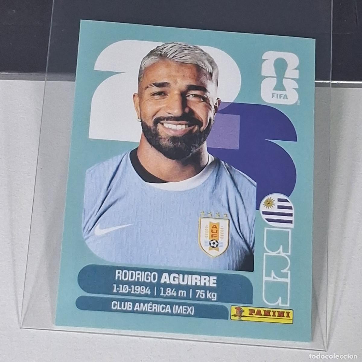 Football Stickers: B24 URU19 RODRIGO AGUIRRE 19 URUGUAY URU MUNDIAL FIFA WORLD CUP 2026 STICKER PANINI