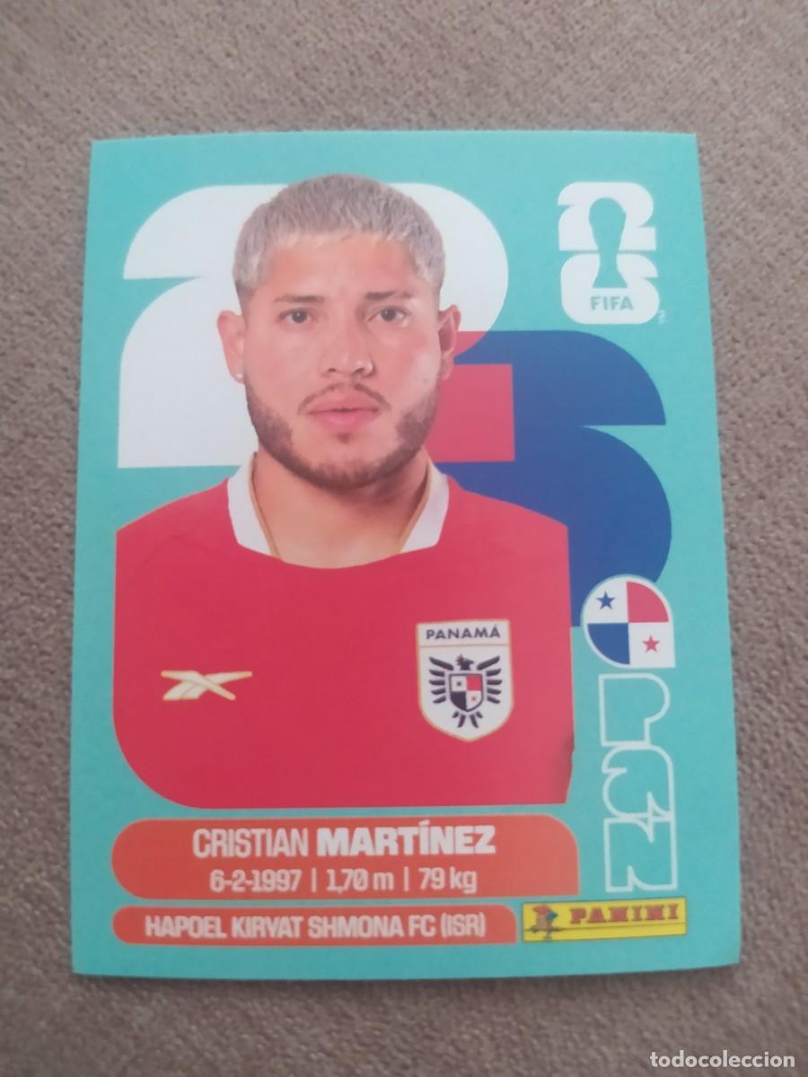 Football Stickers: Pan 10 Cristian MART&Iacute;NEZ Panam&aacute; mundial 2026 panini