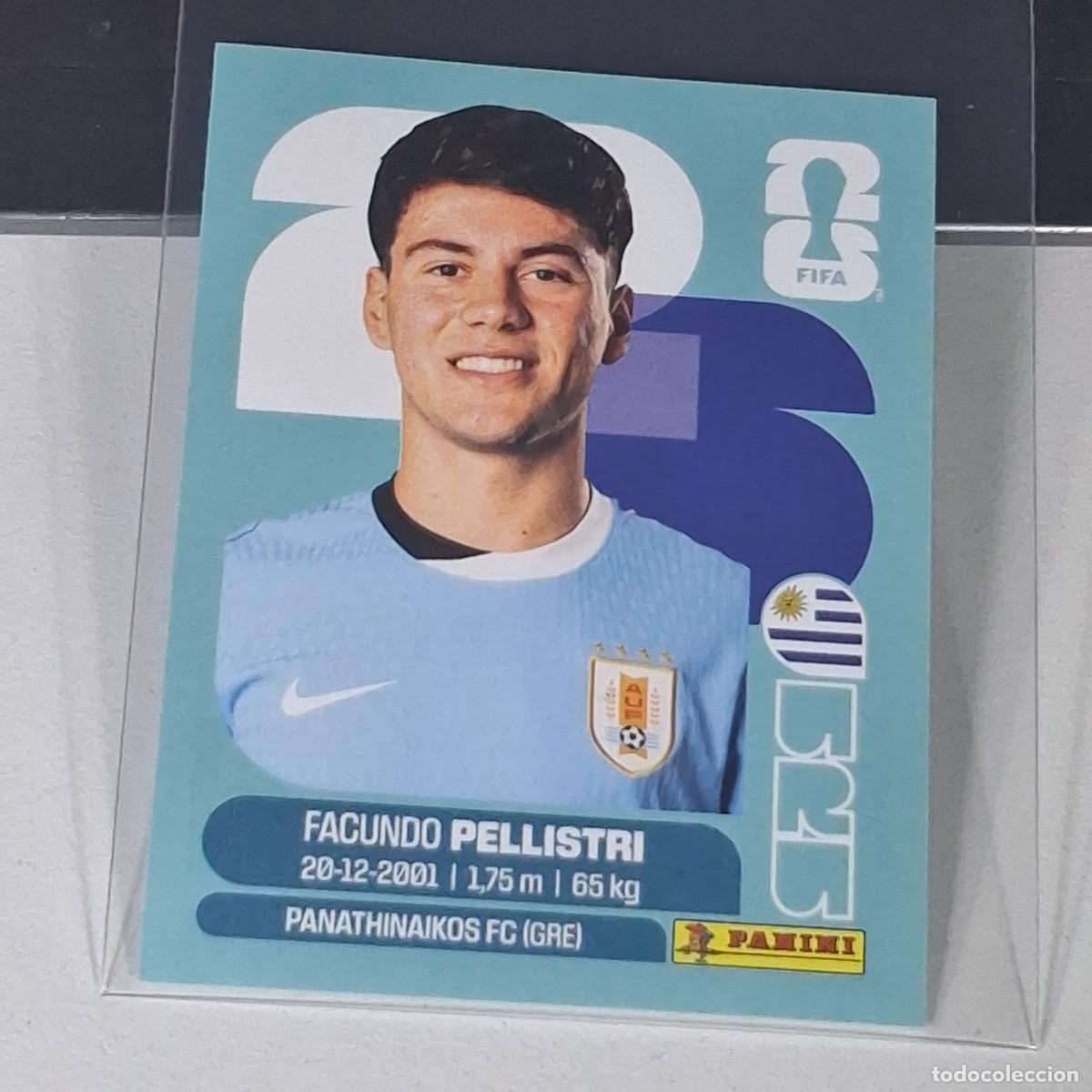 Football Stickers: B24 URU20 FACUNDO PELLISTRI 20 URUGUAY URU MUNDIAL FIFA WORLD CUP 2026 STICKER PANINI