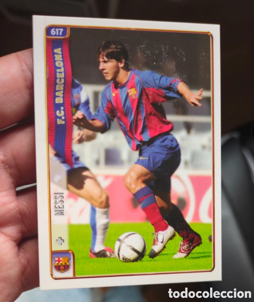 Cartes &agrave; collectionner de Football: Cromo Messi rookie 617 sin gradear
