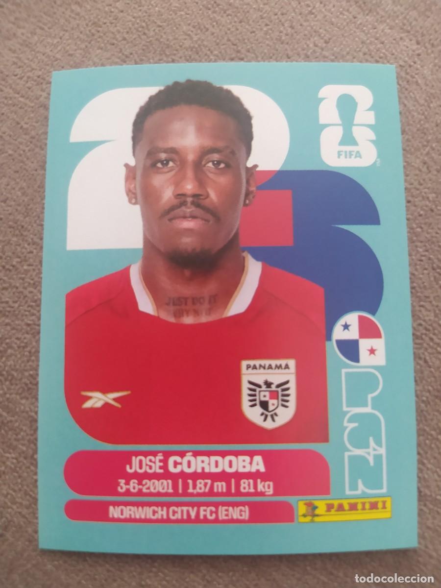 Cartes &agrave; collectionner de Football: Pan 08 Jos&eacute; C&Oacute;RDOBA 8 Panam&aacute; mundial 2026 panini