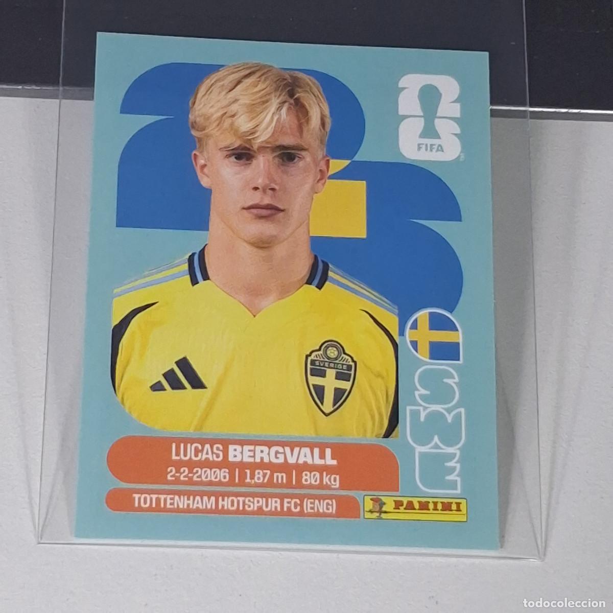 Cartes &agrave; collectionner de Football: B24 SWE8 LUCAS BERGVALL 8 SUECIA SWEDEN SWE MUNDIAL FIFA WORLD CUP 2026 STICKER PANINI