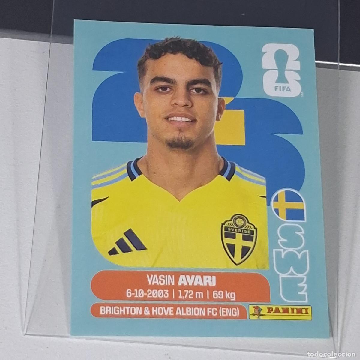 Cartes &agrave; collectionner de Football: B24 SWE11 YASIN AYARI 11 SUECIA SWEDEN SWE MUNDIAL FIFA WORLD CUP 2026 STICKER PANINI