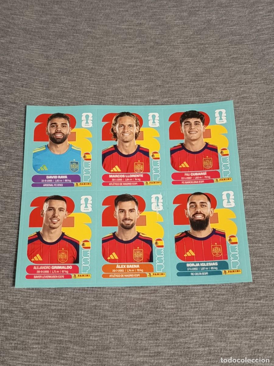 Cartes &agrave; collectionner de Football: LAMINA 6.JUGADORES ESPA&Ntilde;A AMPLIACION STICKER MUNDIAL 2026 PANINI FIFA WORLD CUP NUEVO