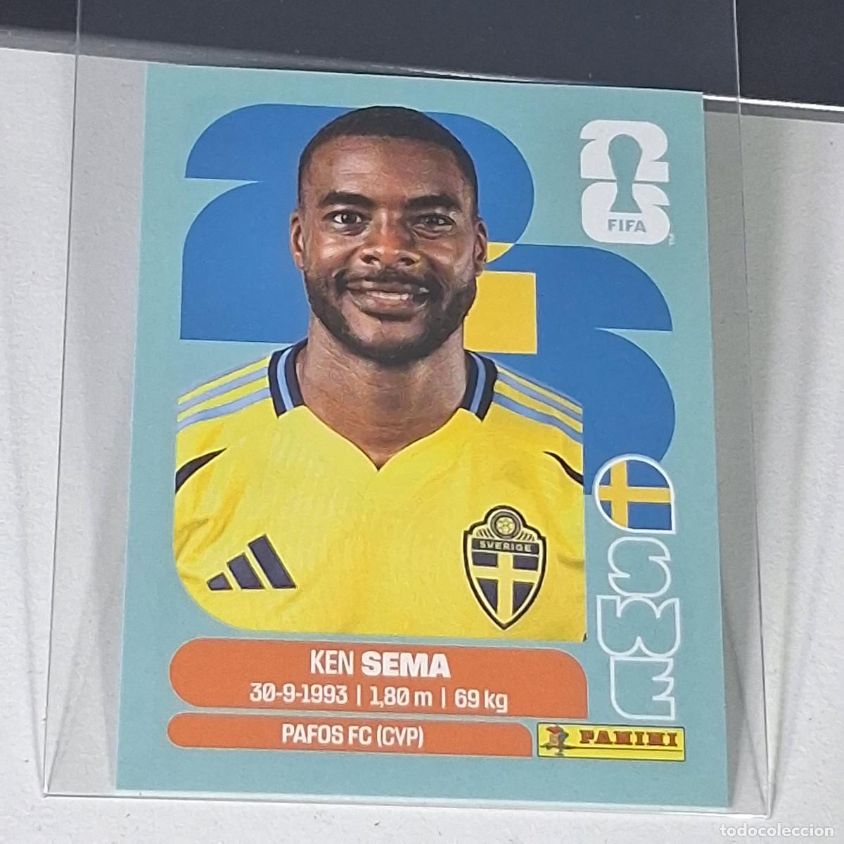 Cartes &agrave; collectionner de Football: B24 SWE 15 SWE15 KEN SEMA SUECIA SWEDEN SWE MUNDIAL FIFA WORLD CUP 2026 STICKER PANINI