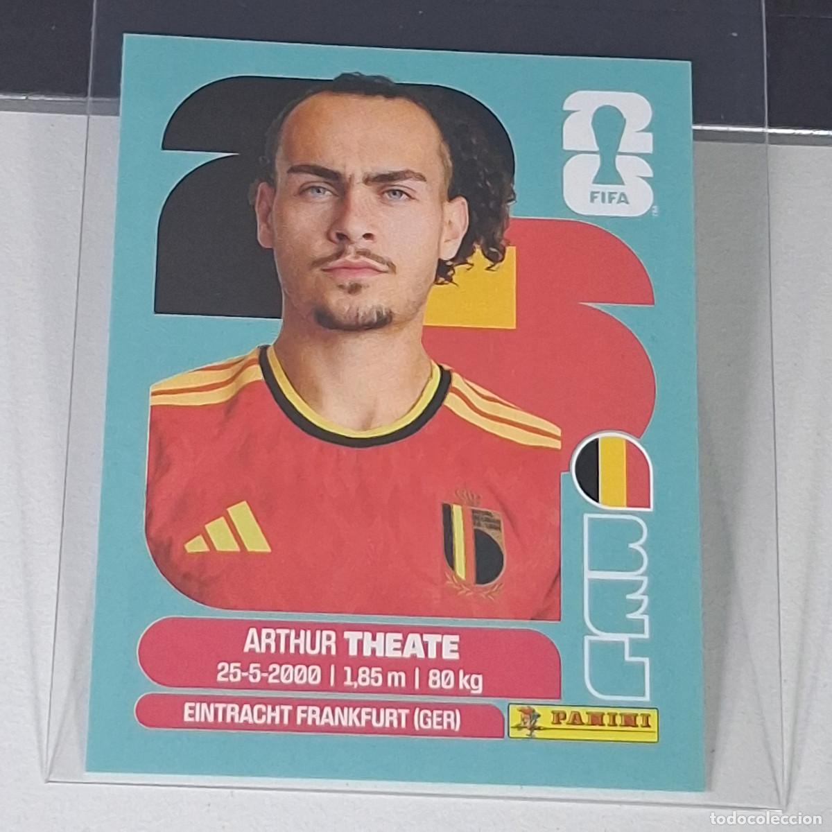 Cartes &agrave; collectionner de Football: B24 BEL 3 BEL3 ARTHUR THEATE BELGICA BELGIUM MUNDIAL FIFA WORLD CUP 2026 STICKER PANINI