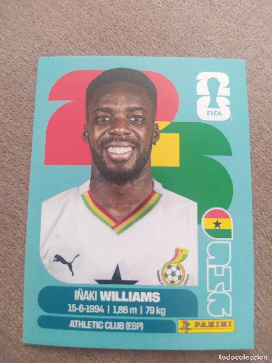 Cartes &agrave; collectionner de Football: Gha 15 I&ntilde;aki WILLIAMS Ghana mundial 2026 panini