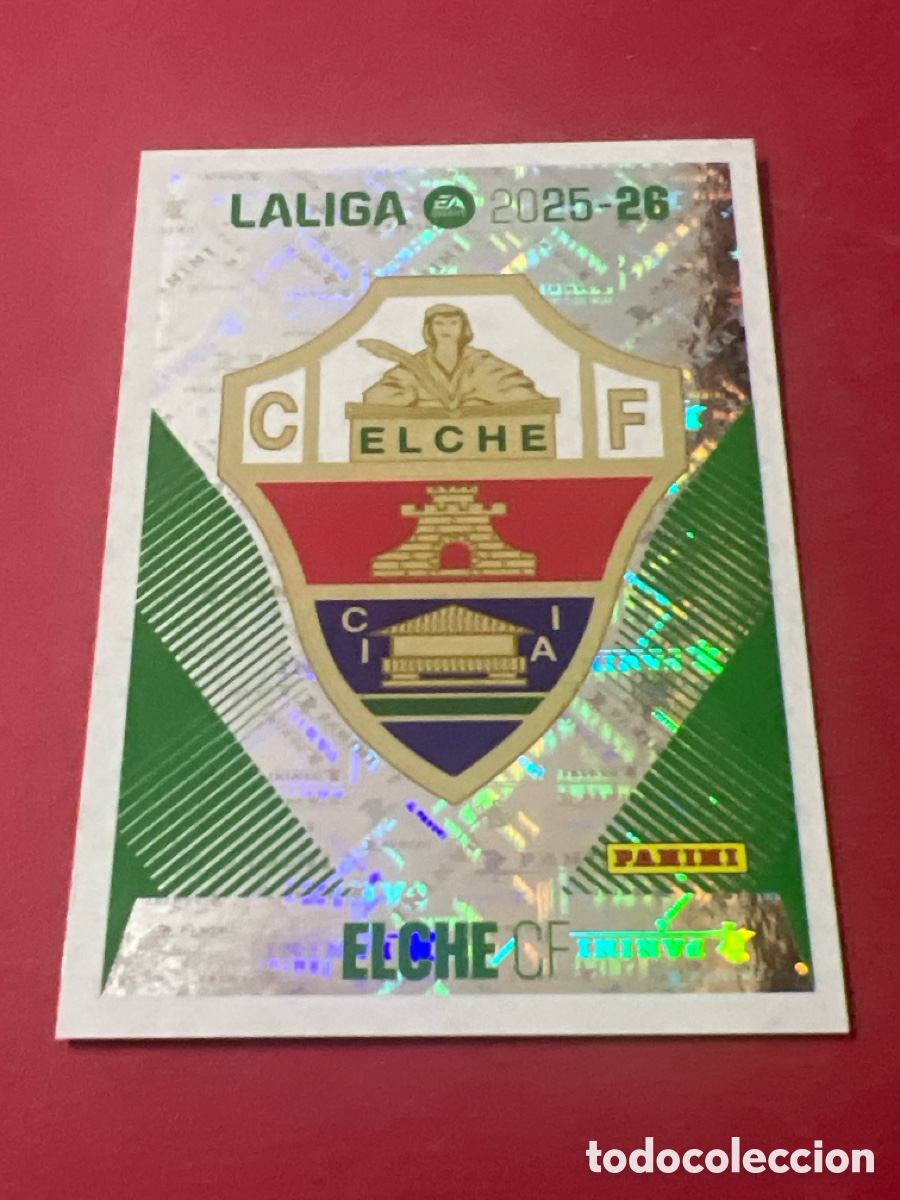 Figurine di Calcio: C4438. CROMO PANINI LIGA ESTE 2025-26 (25 - 26) - N&ordm; 1 - ESCUDO - ELCHE