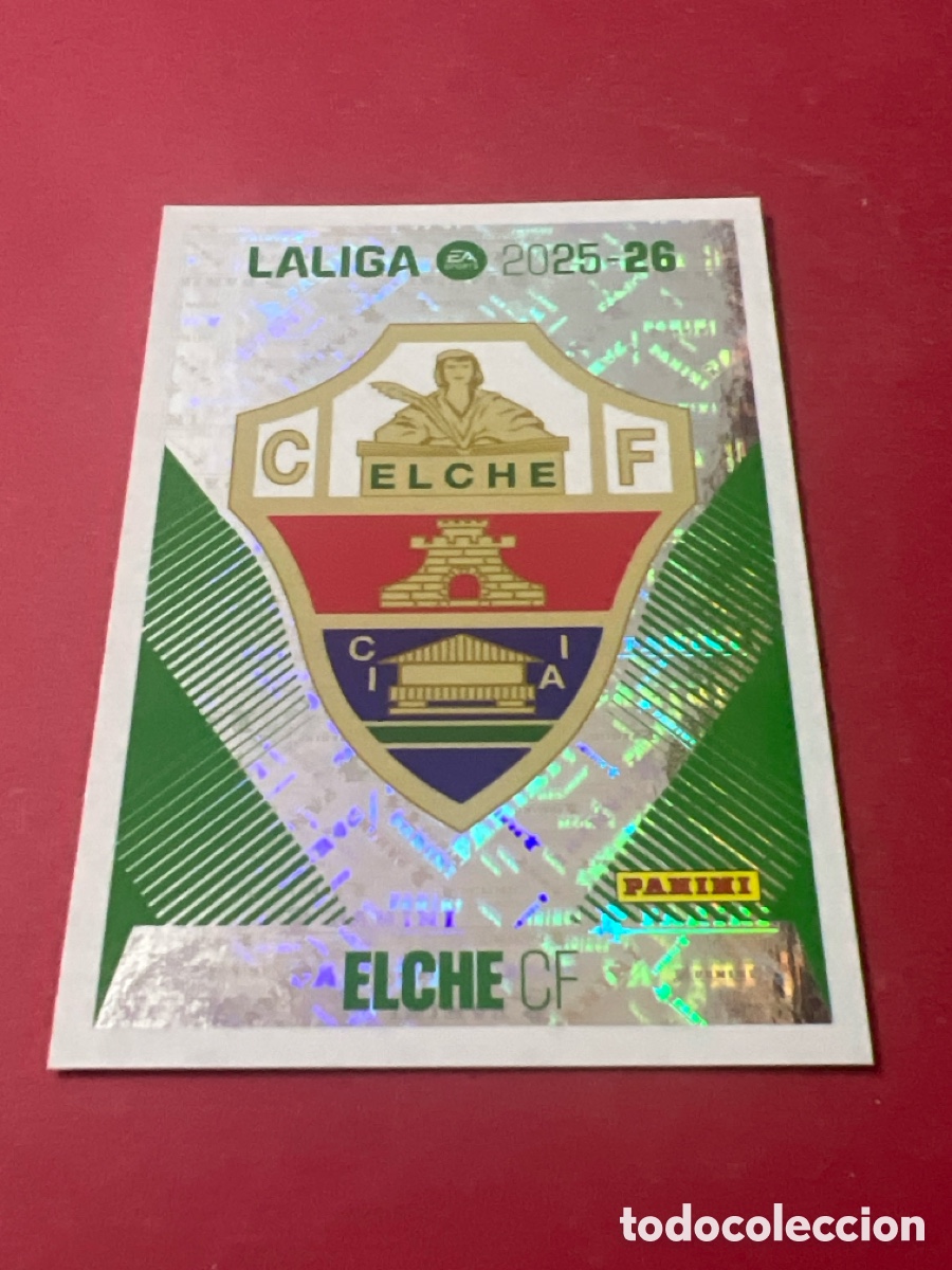 Cromos de Futebol: C4440. CROMO PANINI LIGA ESTE 2025-26 (25 - 26) - N&ordm; 1 - ESCUDO - ELCHE