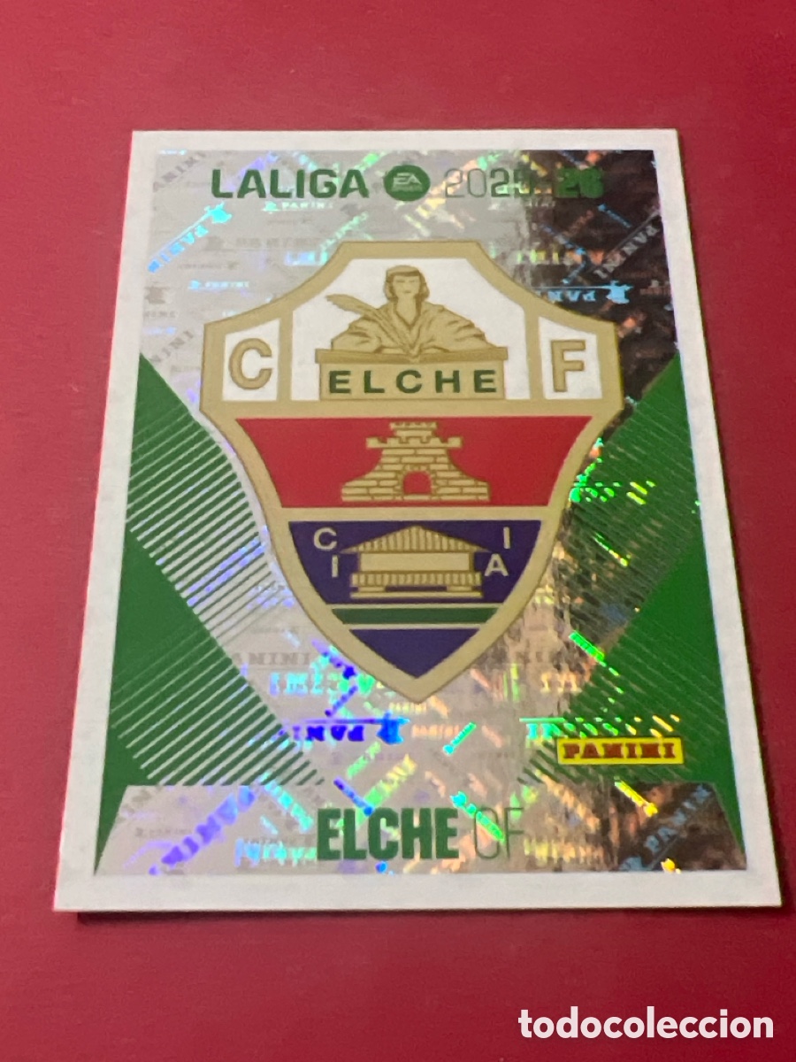Cromos de Futebol: C4442. CROMO PANINI LIGA ESTE 2025-26 (25 - 26) - N&ordm; 1 - ESCUDO - ELCHE