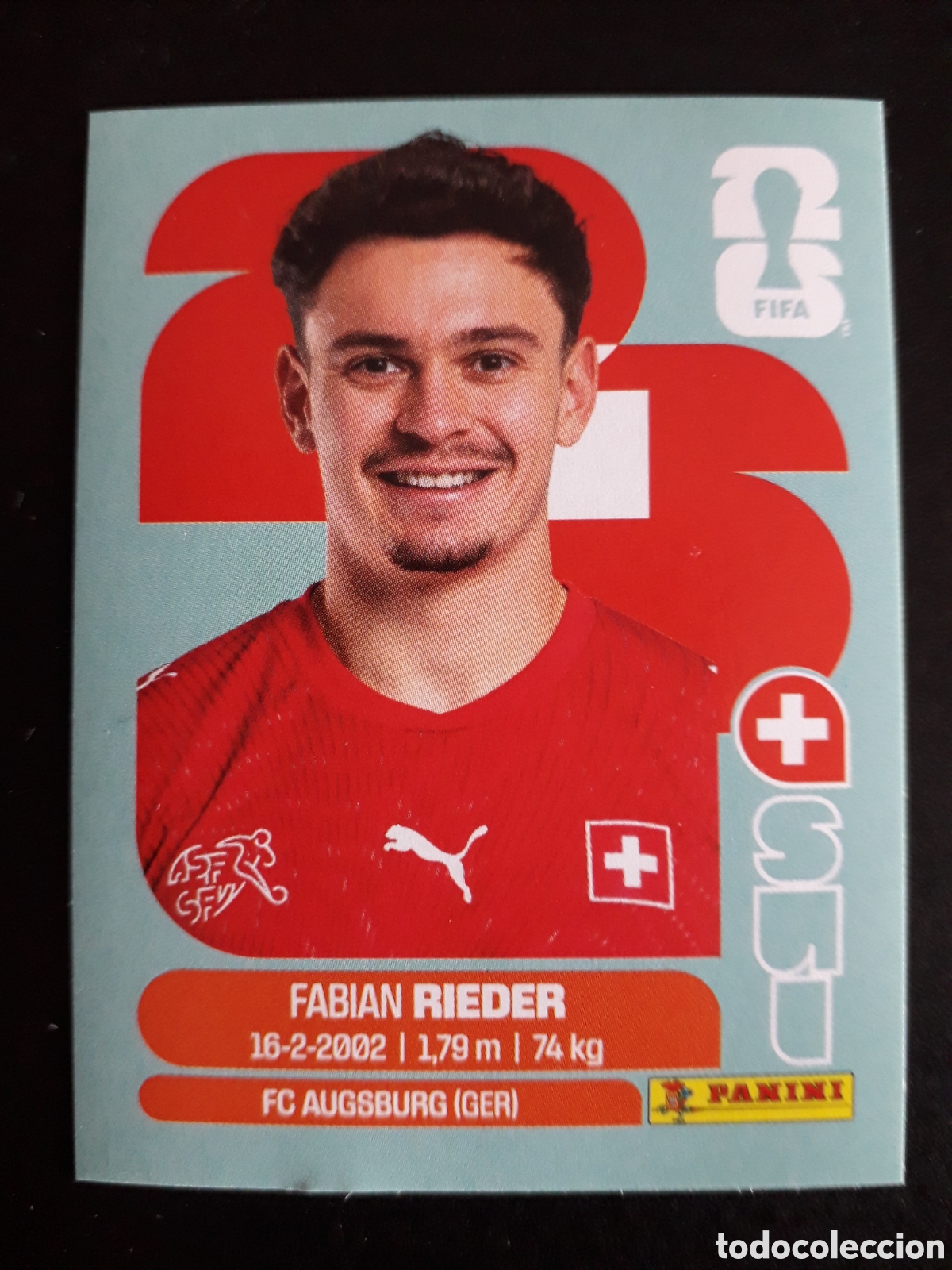 Cromos de Futebol: RIEDER SUIZA SUI 12 MUNDIAL F&Uacute;TBOL 2026 FIFA WORLD CUP PANINI SIN PEGAR PEDIDO M&Iacute;NIMO 3&euro;