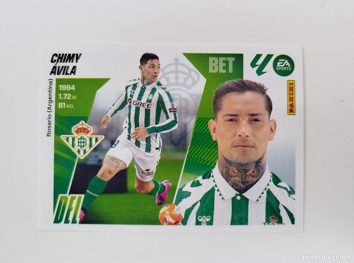 Cromos de Futebol: Chimy &Aacute;vila 19 BIS COLOCA SIN PEGAR NUNCA PEGADO Real Betis Liga Ediciones Este 25 26 / 2025 2026