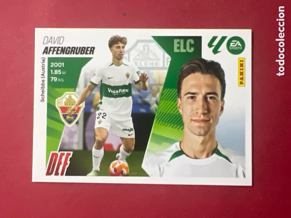 Cromos de Futebol: C4455. liga este 2025 2026 25 26 nuevo elche n&ordm; 7 affengruber