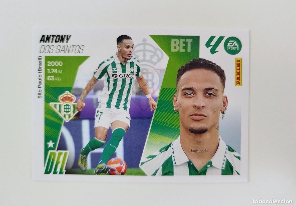 Cromos de f&uacute;tbol: Antony 17 SIN PEGAR NUNCA PEGADO Real Betis Liga Ediciones Este 25 26 / 2025 2026