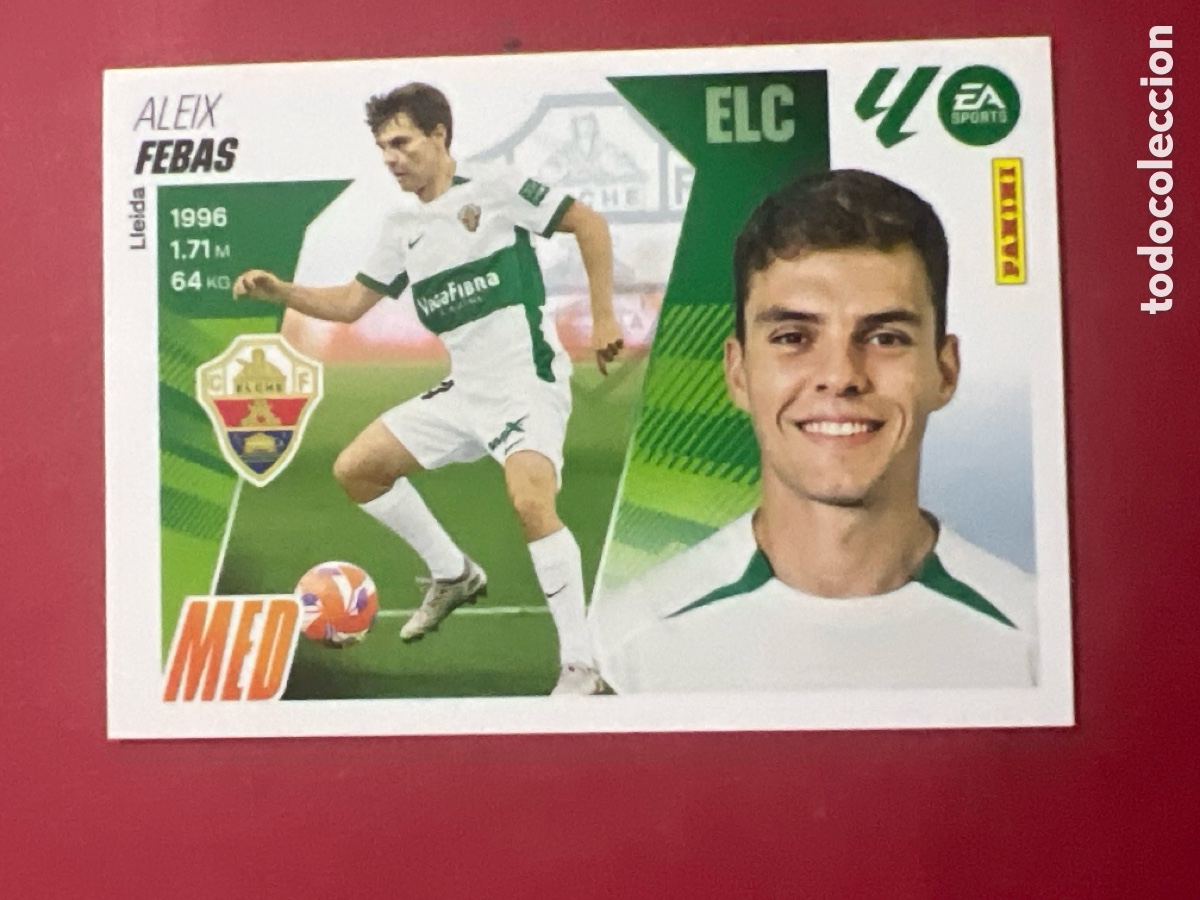 Fu&szlig;ball-Sticker: C4462. CROMO PANINI LIGA ESTE 2025-26 (25 - 26) - N&ordm; 11 - FEBAS - ELCHE