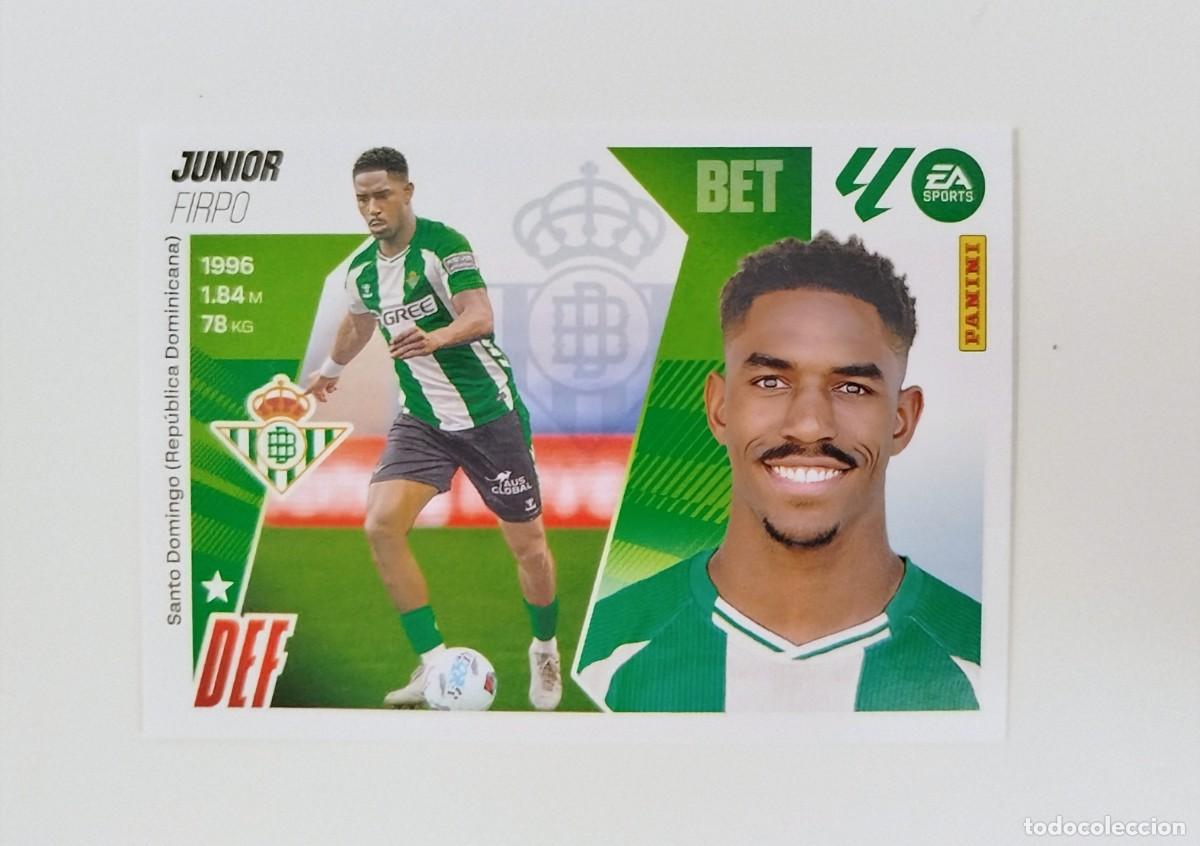 Cromos de F&uacute;tbol: Junior 10B SIN PEGAR NUNCA PEGADO Real Betis Liga Ediciones Este 25 26 / 2025 2026