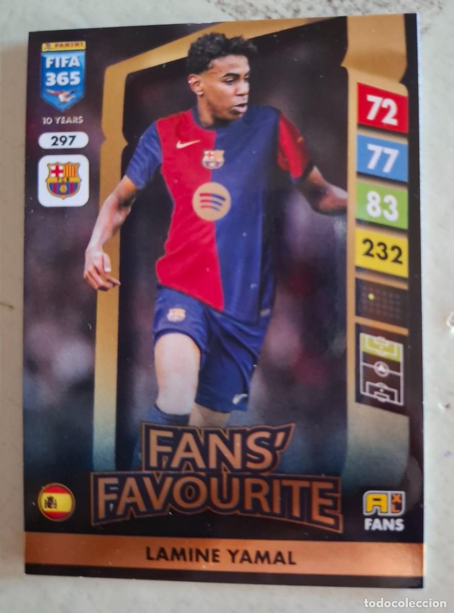 Cromos de F&uacute;tbol: Lamine Yamal Fans' Favourite Fifa 365