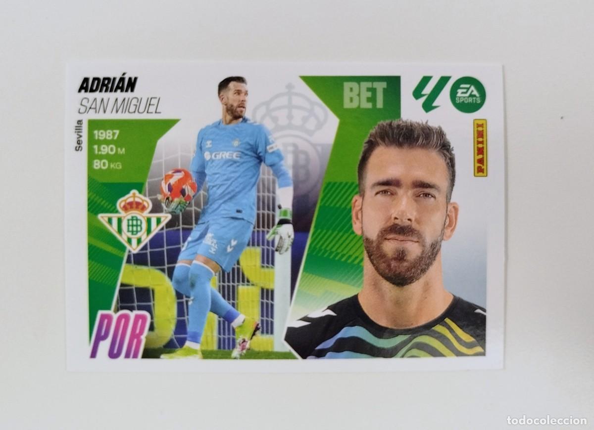 Cromos de F&uacute;tbol: Adri&aacute;n 4 SIN PEGAR NUNCA PEGADO Real Betis Liga Ediciones Este 25 26 / 2025 2026