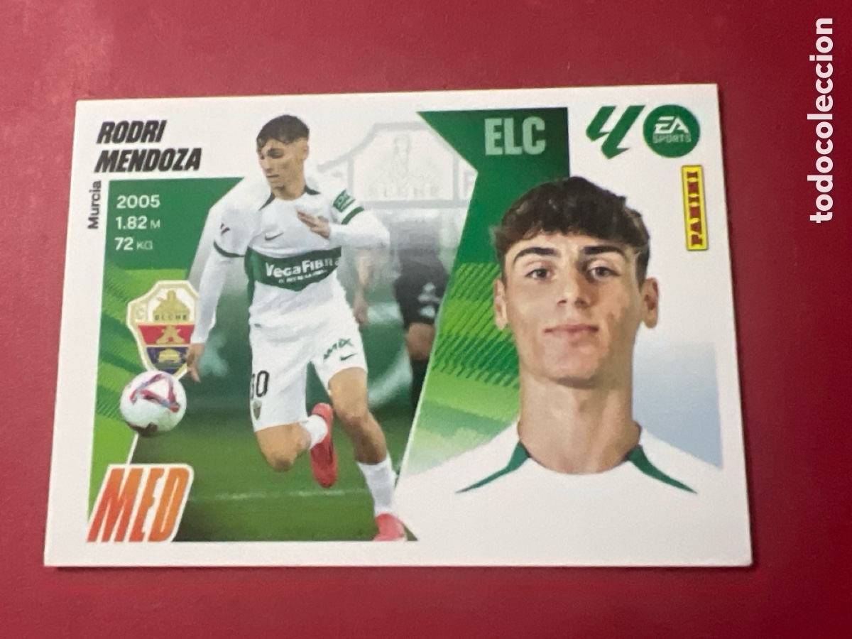 Cromos de F&uacute;tbol: C4472. LALIGA ESTE 2025 2026 EA SPORTS 25 26 ALBUM PANINI LIGA N 15B ELCHE CF RODRI MENDOZA