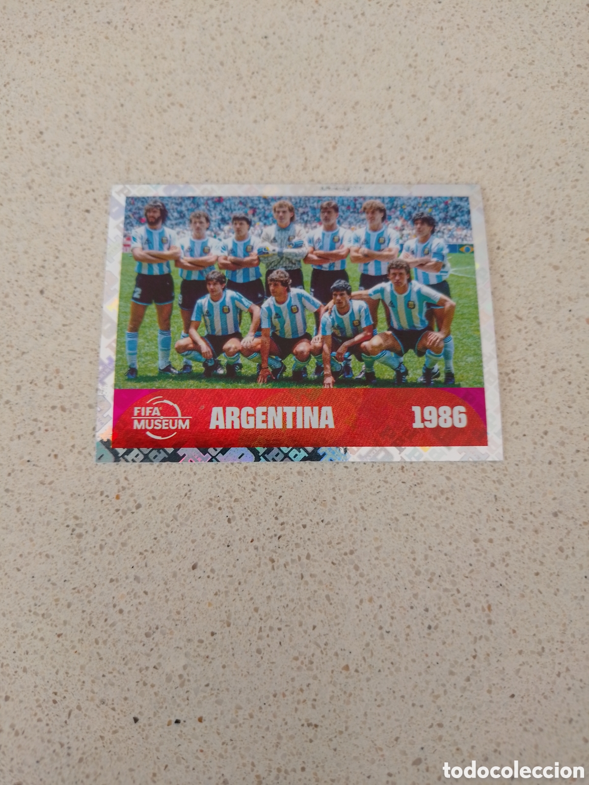 Cromos de F&uacute;tbol: CROMO NUMERO FWC 14 ARGENTINA CAMPEONA 1986. MUNDIAL 2026. PANINI