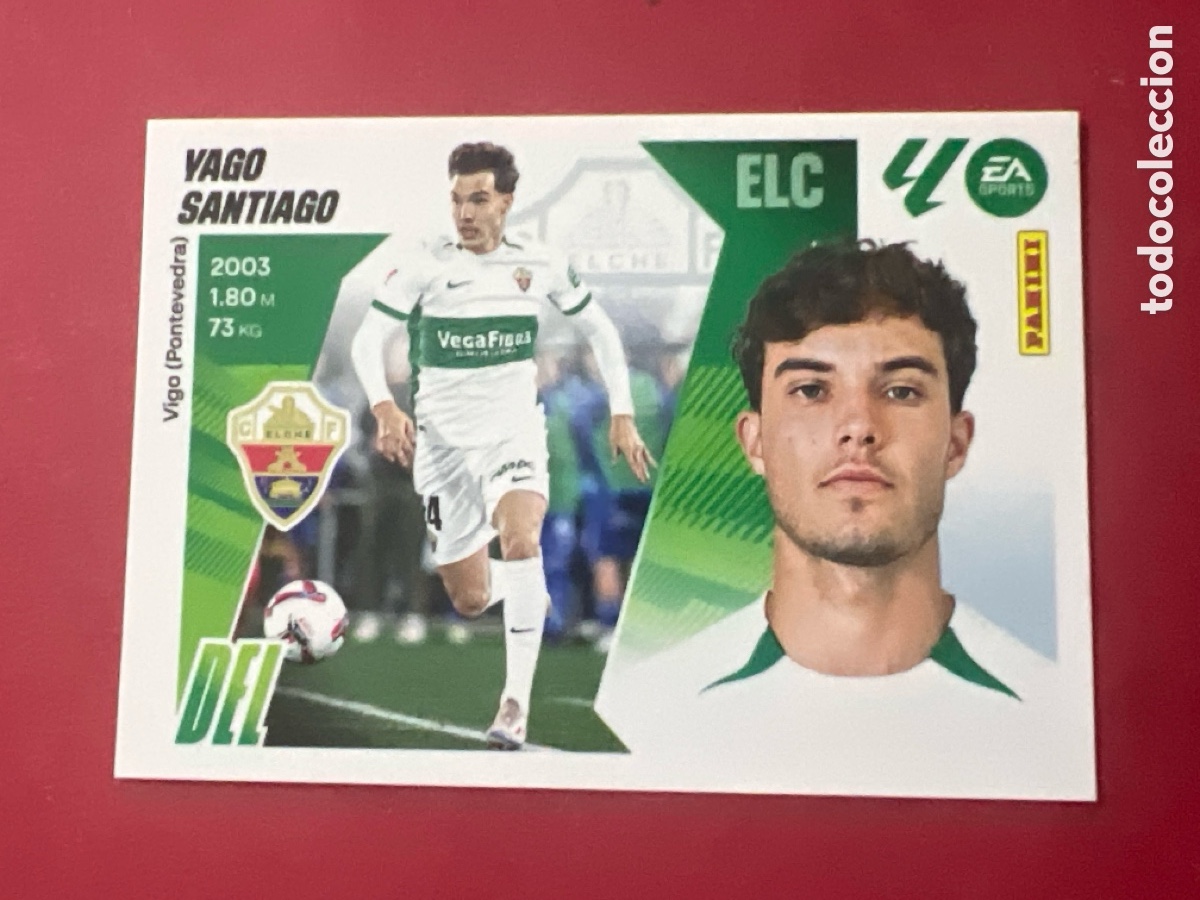 Cromos de F&uacute;tbol: C4474. Liga ESTE 2025-26 16 YAGO SANTIAGO Elche PANINI 2025/26 25 26
