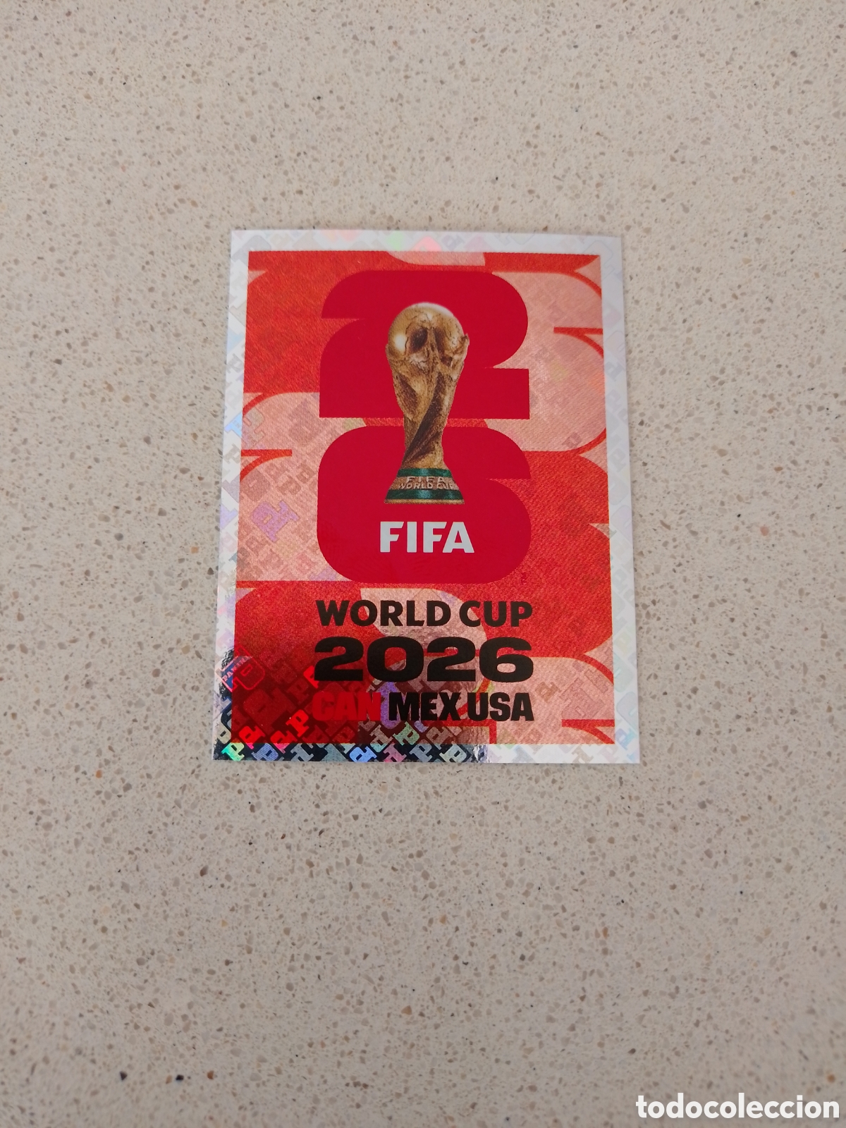 Cromos de F&uacute;tbol: CROMO NUMERO FWC 6 LOGO FIFA. MUNDIAL 2026. PANINI