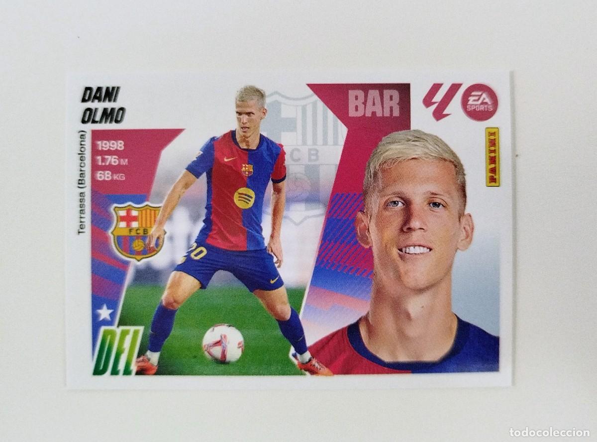 Cromos de F&uacute;tbol: Dani Olmo 16 SIN PEGAR NUNCA PEGADO FC Barcelona Liga Ediciones Este 25 26 / 2025 2026