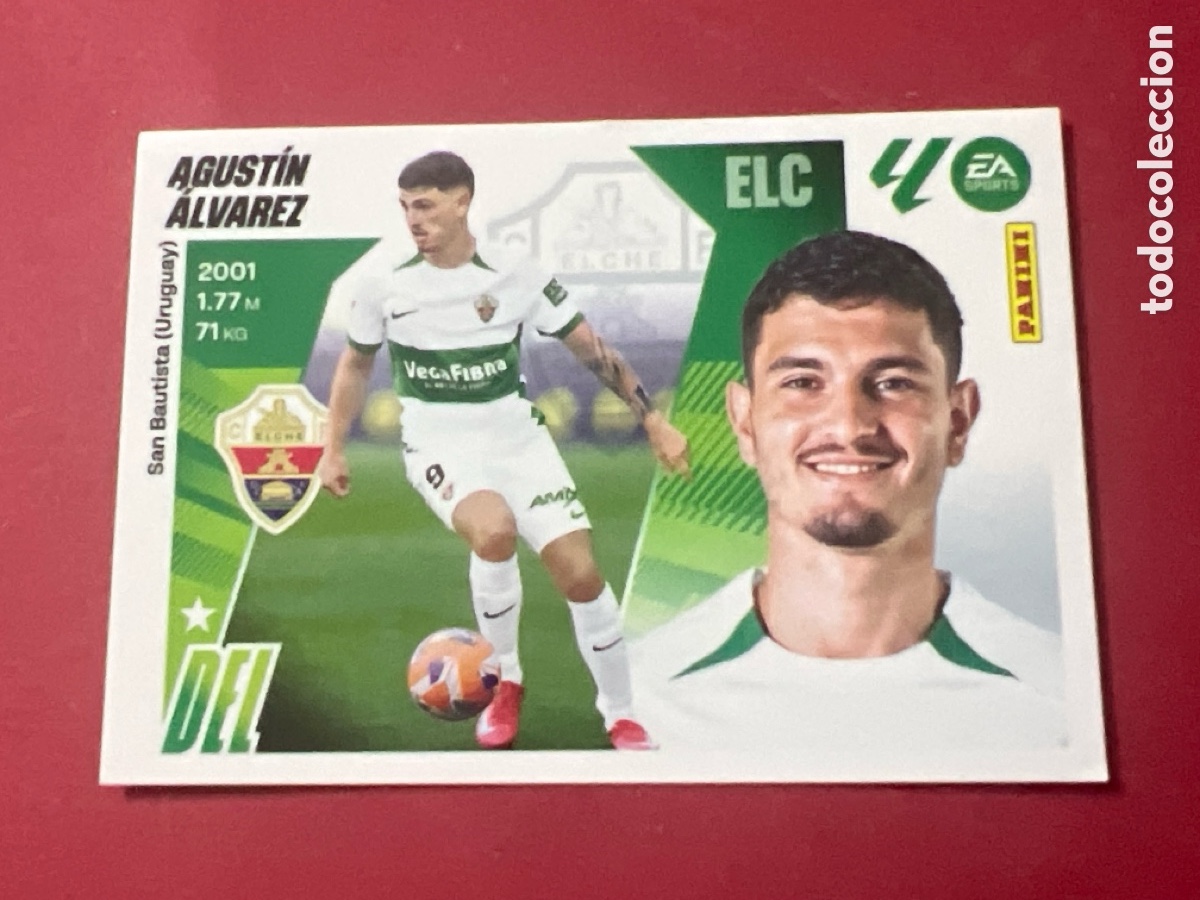Cromos de F&uacute;tbol: C4478. AGUSTIN ALVAREZ ELCHE N&ordm; 17 LIGA ESTE 25 26 2025 2026 PANINI