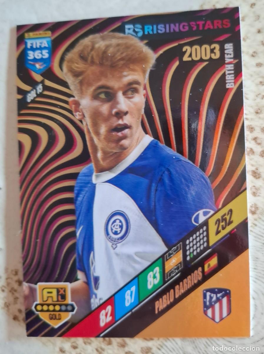 Cromos de F&uacute;tbol: Pablo Barrios Rissing Star Rookie