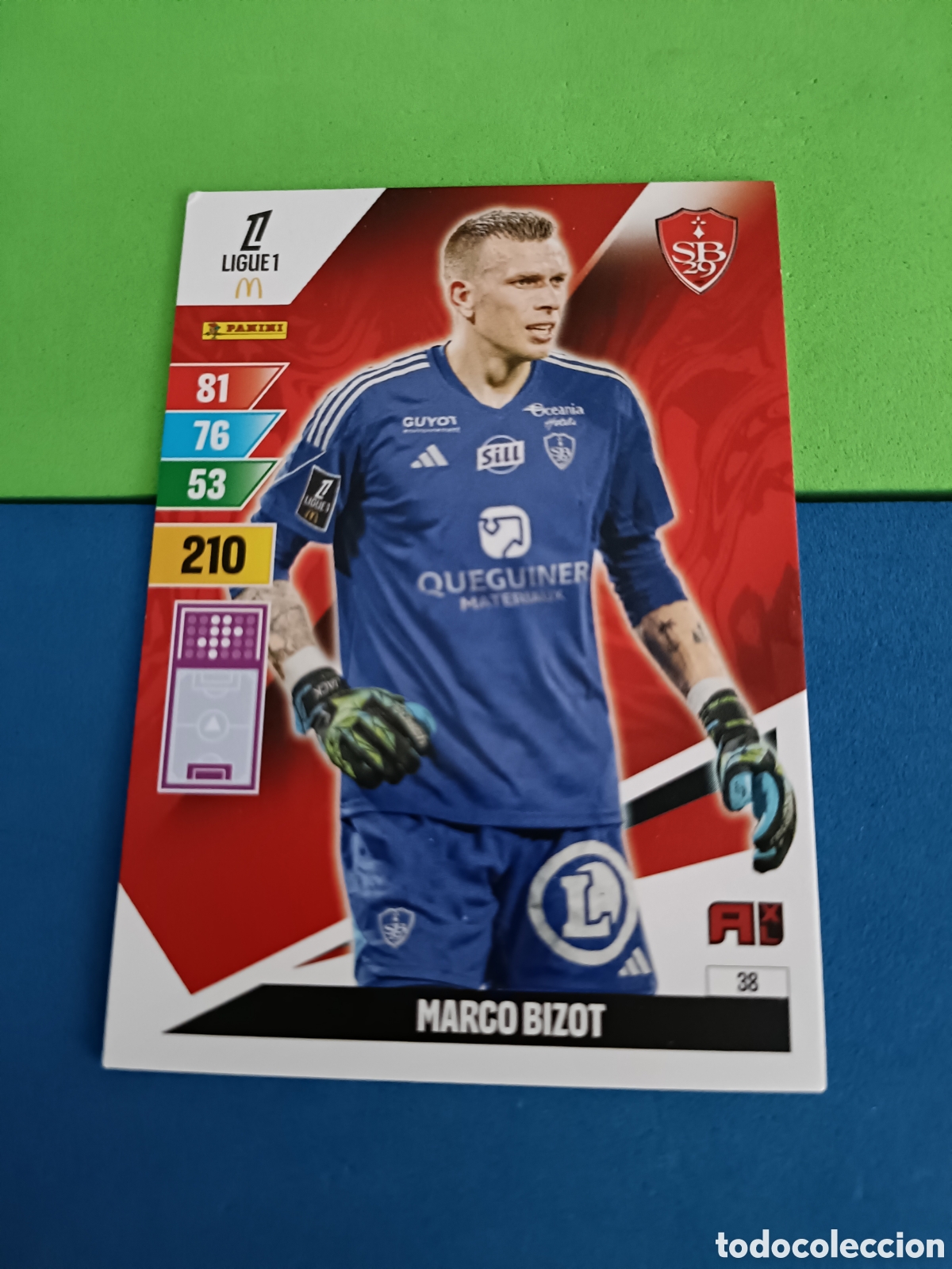 Cromos de F&uacute;tbol: LIGUE 1 FRANCIA FRANCE ADRENALYN XL 24 25 2024 2025 - 38 Bizot