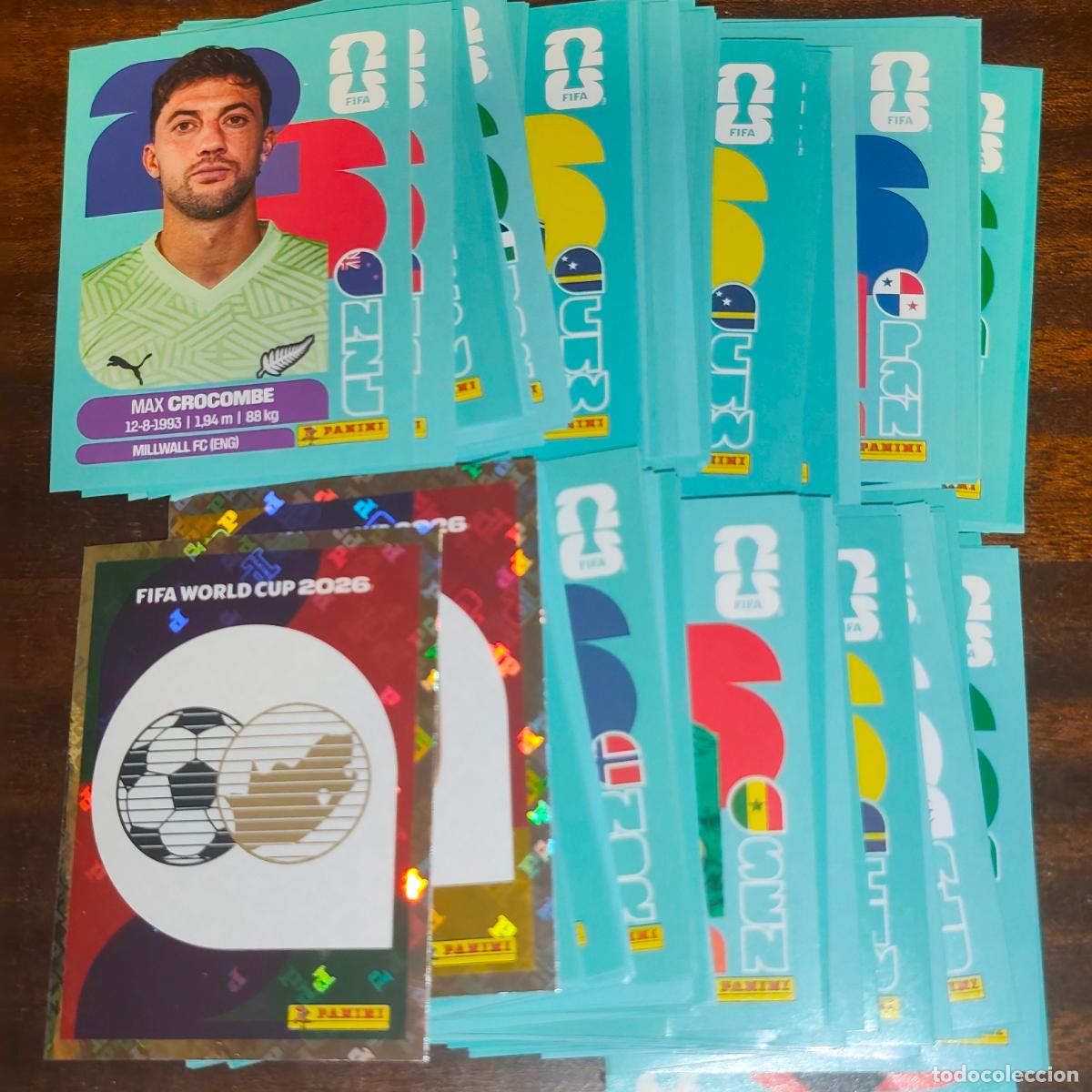 Cromos de F&uacute;tbol: Lote 162 cromos Panini Mundial 2026 world cup
