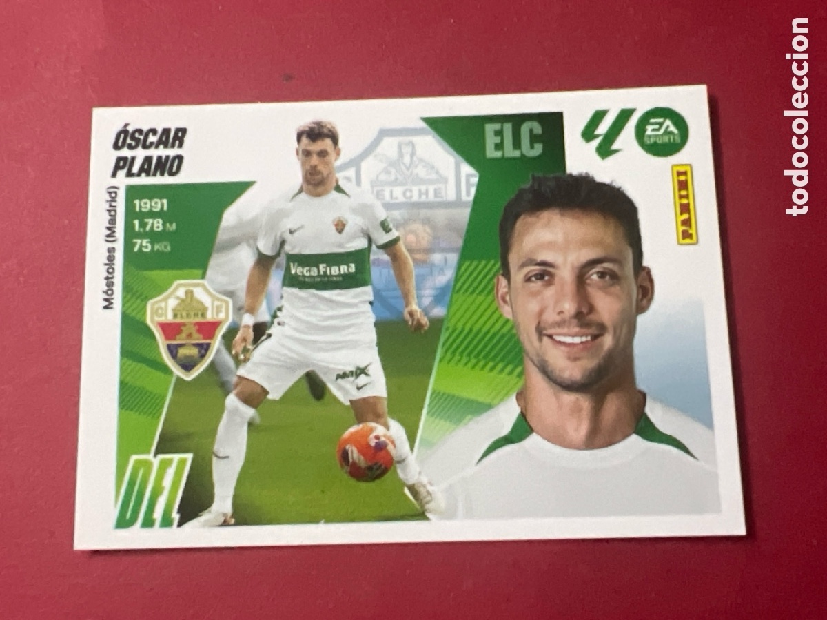 Cromos de F&uacute;tbol: C4487. Oscar Plano 19 Elche Liga Este 2025 2026 25 26