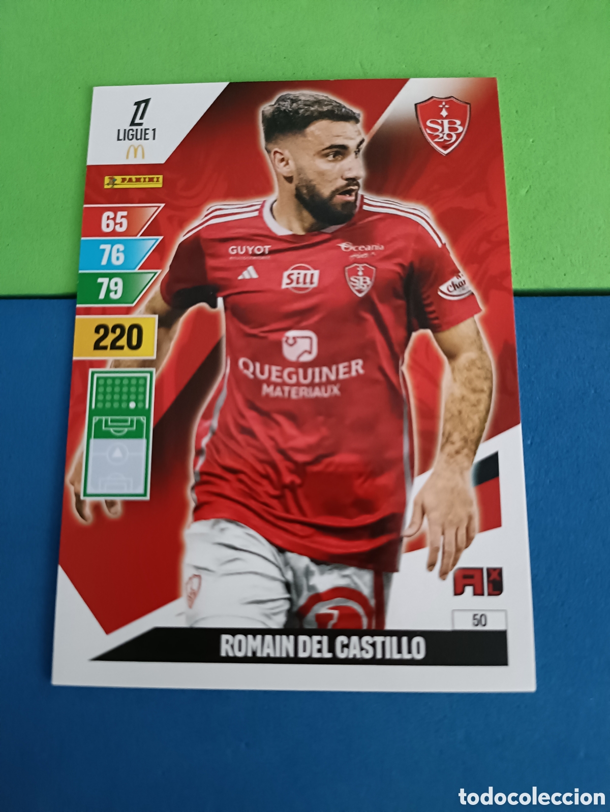 Football Stickers: LIGUE 1 FRANCIA FRANCE ADRENALYN XL 24 25 2024 2025 - 50 Del Castillo