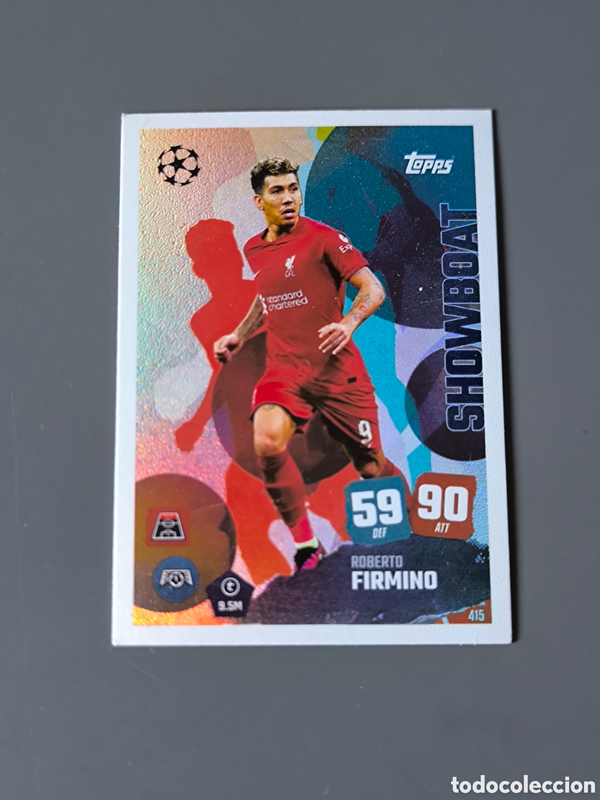 Football Stickers: Roberto Firmino 415 Showboat Liverpool FC Match Attax