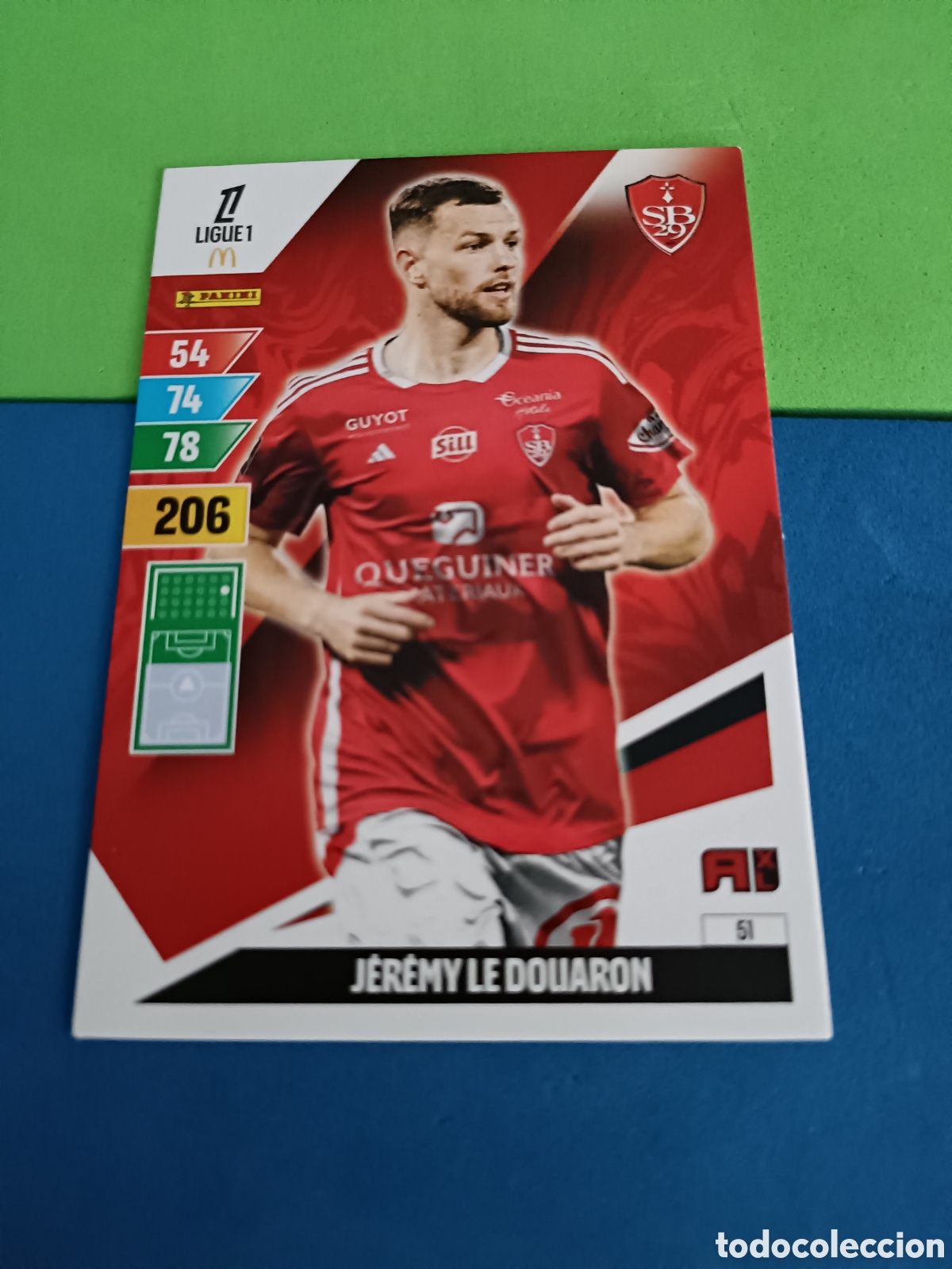 Football Stickers: LIGUE 1 FRANCIA FRANCE ADRENALYN XL 24 25 2024 2025 - 51 Le Douaron