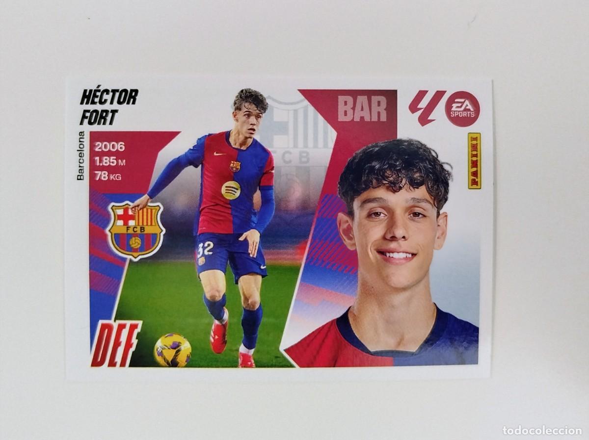Cromos de F&uacute;tbol: H&eacute;ctor Fort 9B BAJA SIN PEGAR NUNCA PEGADO FC Barcelona Liga Ediciones Este 25 26 / 2025 2026