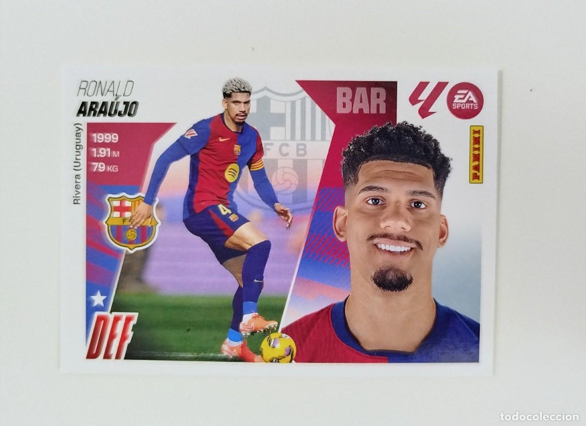 Fu&szlig;ball-Sticker: Ara&uacute;jo 8A SIN PEGAR NUNCA PEGADO FC Barcelona Liga Ediciones Este 25 26 / 2025 2026