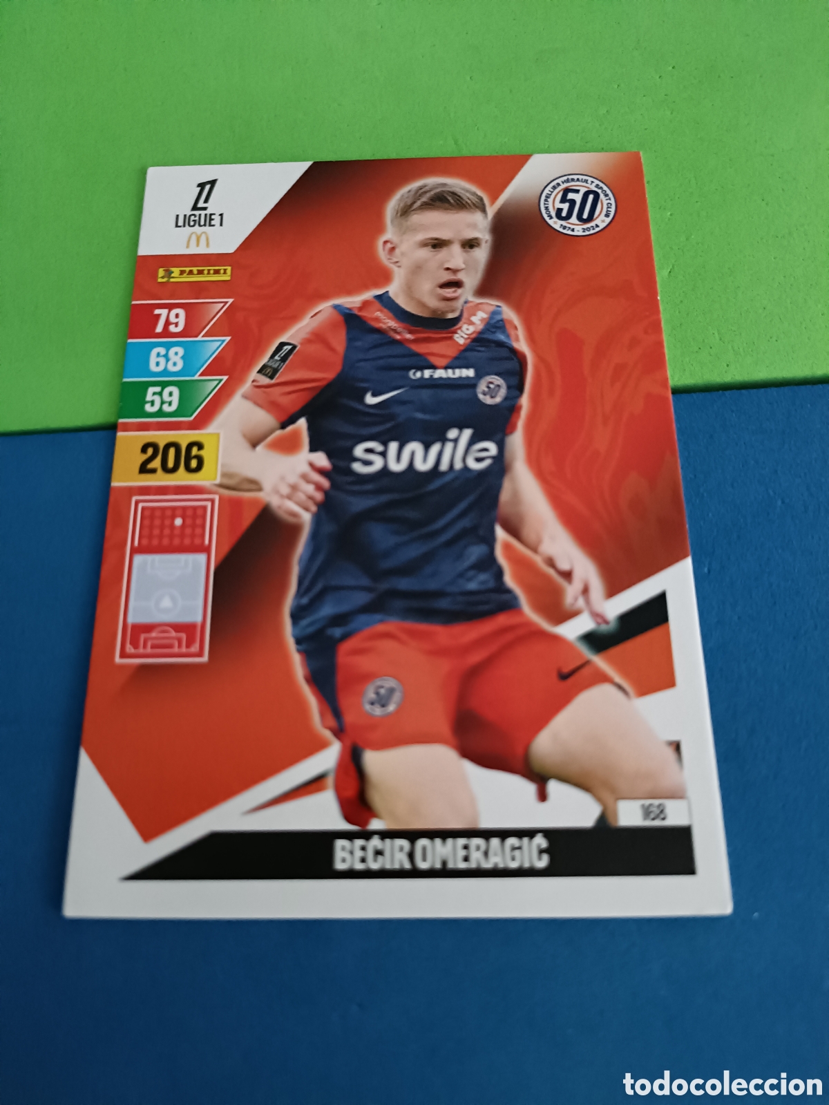 Cromos de F&uacute;tbol: LIGUE 1 FRANCIA FRANCE ADRENALYN XL 24 25 2024 2025 - 168 Omeragic